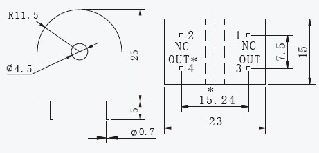 TR0110-2B Current Transformer Used for Common Protection
